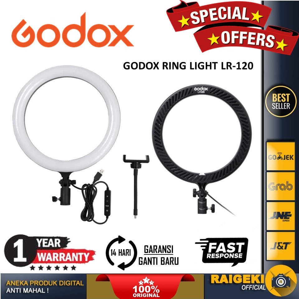 Jual GODOX LED RING LIGHT LR120 BICOLOR LED RING LIGHT Shopee Indonesia