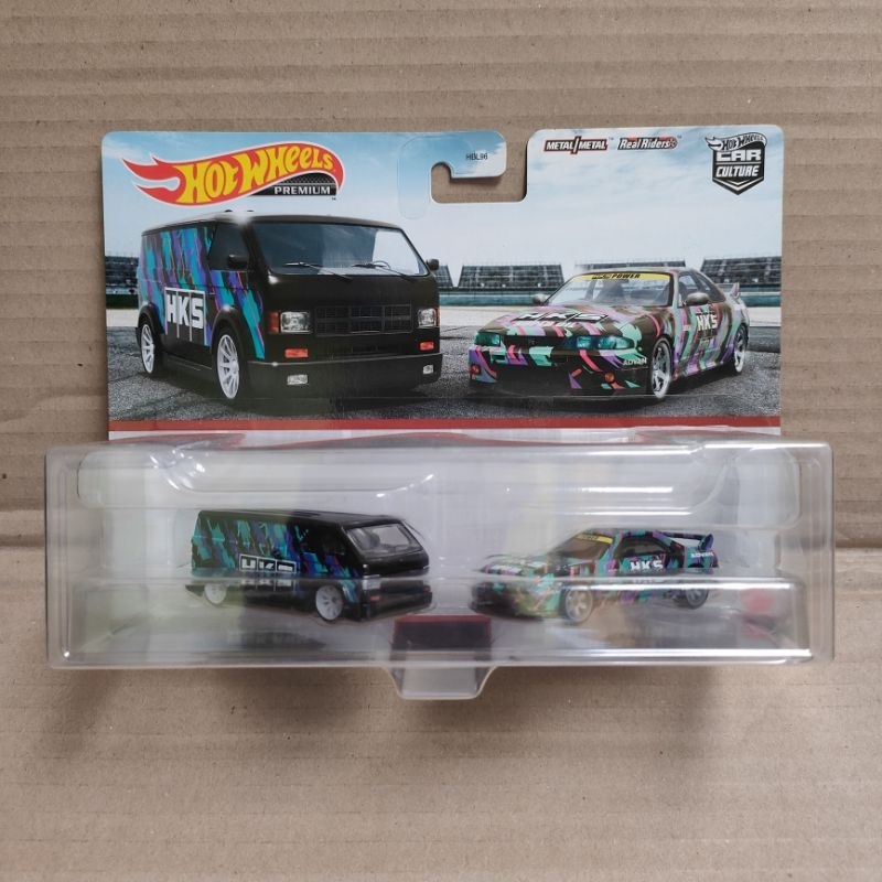 Jual Hotwheels Premium Two Pack Nisan Skyline Gtr R Mbk Van Hks