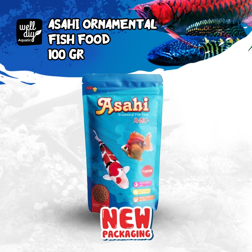 Jual Asahi Pelet Pakan Makanan Ikan Koki Hias Floating Type Gr Shopee Indonesia