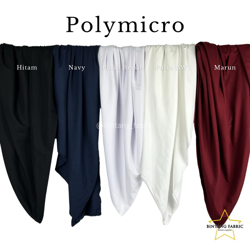Jual 1 Rol Bahan Kain Polymicro ± 100 meter | Shopee Indonesia