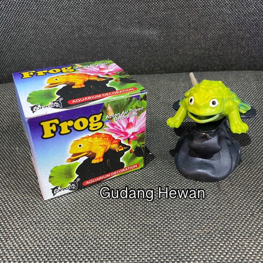 Jual FROG ORCA - MAINAN AIRATOR - HIASAN AQUARIUM - KODOK HIASAN ...