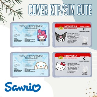 Jual Cover Pelindung Kartu Identitas KTP SIM Kartun Sanrio Kuromi ...