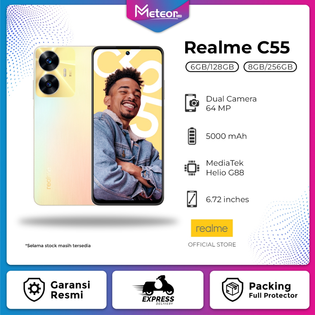 Jual Realme C55 8/128 GB GARANSI RESMI ( BISA INSTAN AREA MALANG ...