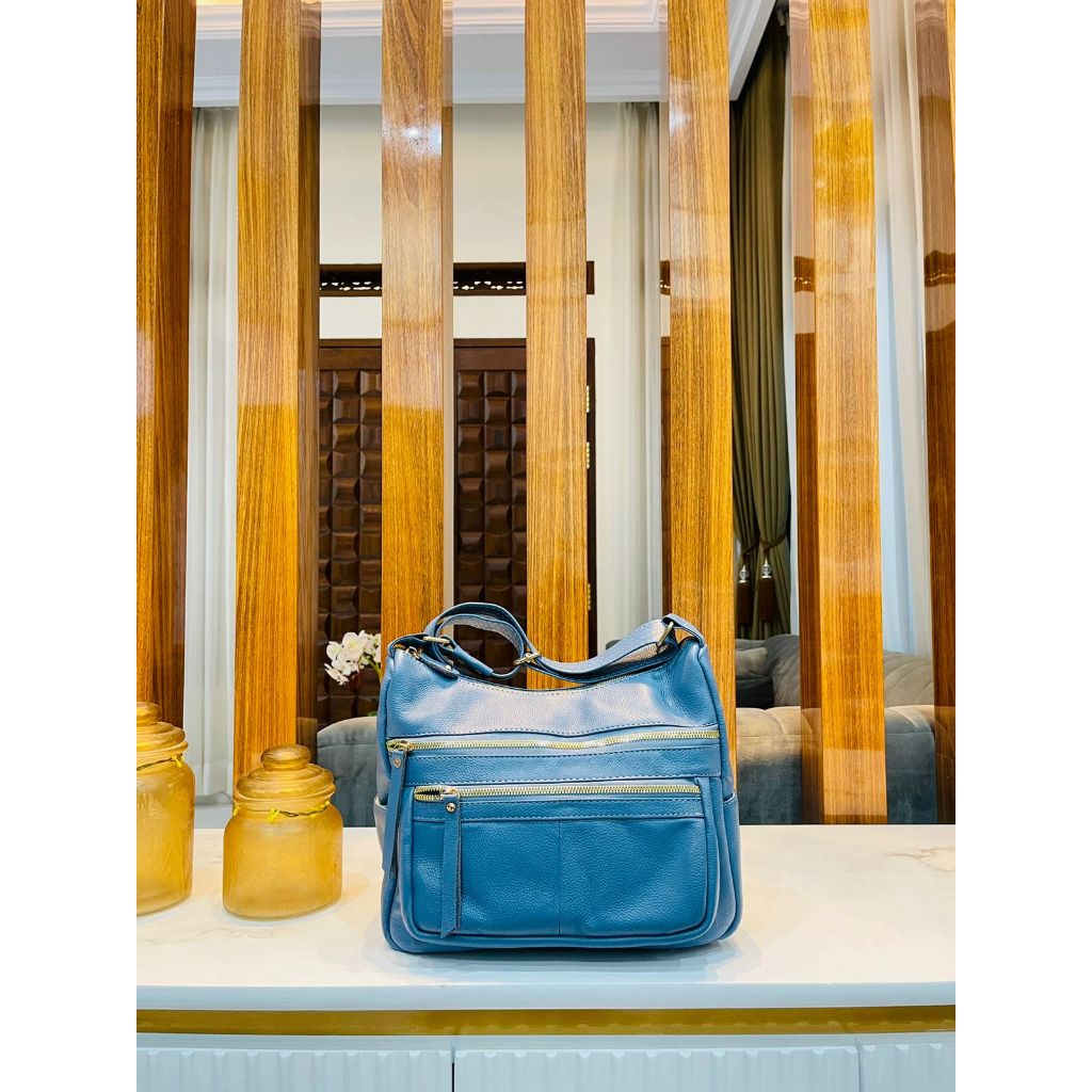 TAS KULIT WANITA SLEMPANG MODEL FOSS*IL RESLETING TOKO SYAGITA KULIT  ASLI GARUT