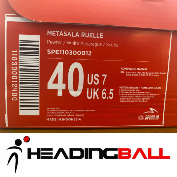 Jual Sepatu Futsal Specs Original Metasala Ruelle 110300012 BNIB ...