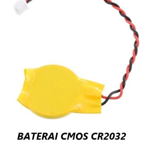 CR2032 BIOS Batterie Mit Kabel & 2-Pin Stecker - CMOS Batterie Für Mainboard, Laptop, Uhrzeit & Datum Backup