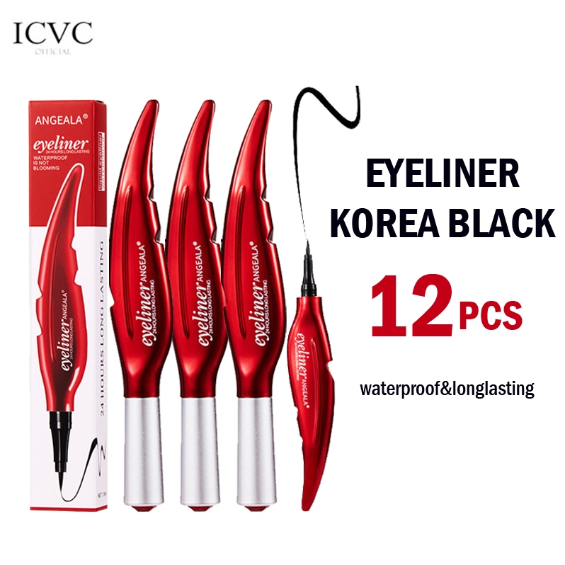 Jual VIRAL!! Eyeliner Daun Qianxiu Waterproof & Long Lasting 24H ANGEALA 2117 Shopee Indonesia