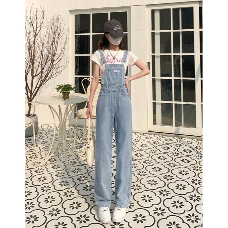 Jual Overall Modern Jumpsuit Lavvela Jumpsuit Jeans Terbaru Murah Cuci