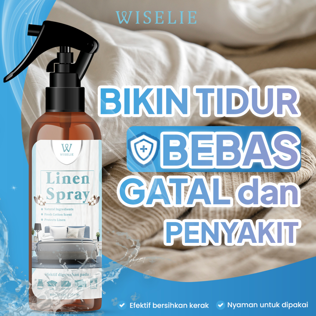 Jual Wiselie Linen Spray Organik Semprotan Linen Organik Pembasmi