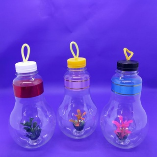 Jual BOTOL AQUARIUM PLASTIK BOHLAM MINI IKAN HIAS CUPANG GLOFIS DANIO ...