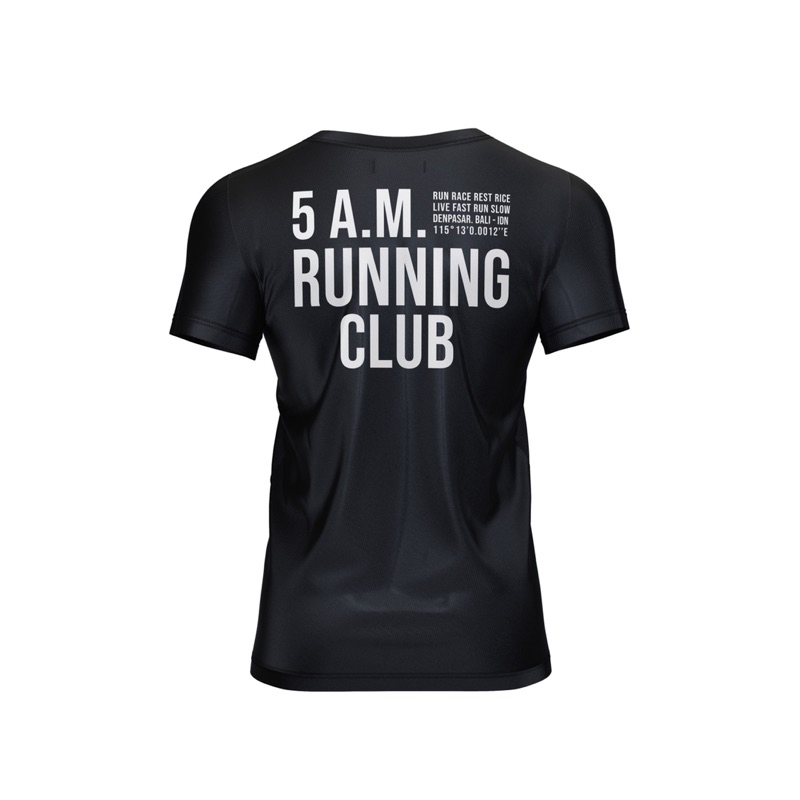 Jual Fiveam Club 5AM Running Jersey - Black | Shopee Indonesia