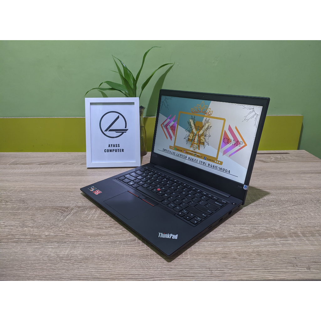 Jual LENOVO THINKPAD E495 AMD Ryzen 5-3500U Ram 8GB SSD 256GB AMD ...