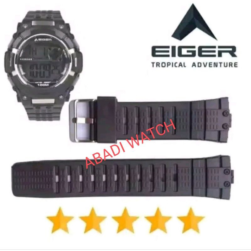 Jual Tali Strap Jam Tangan Eiger Ls 80 Ls 102 Iyw 0102 Ls80 Ls102