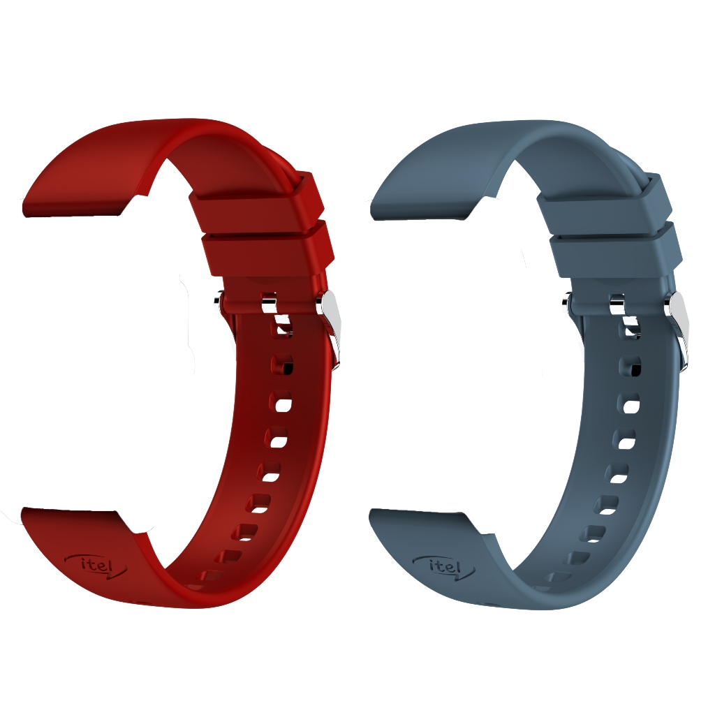 Jual Itel Smartwatch Strap for ISW-12 warna red/warna blue | Shopee ...