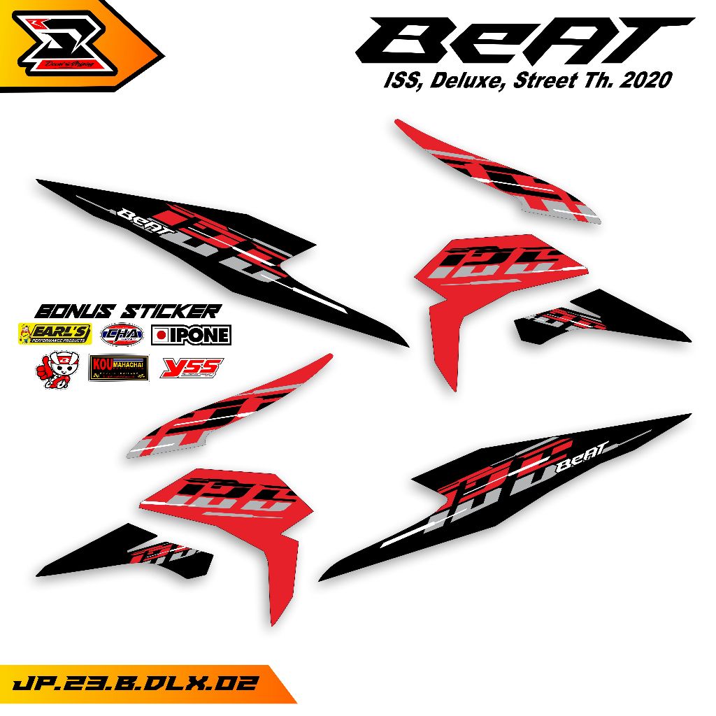 Jual Stiker Beat New Iss Cbs Deluxe 2020 2021 2022 2023 - Sticker ...