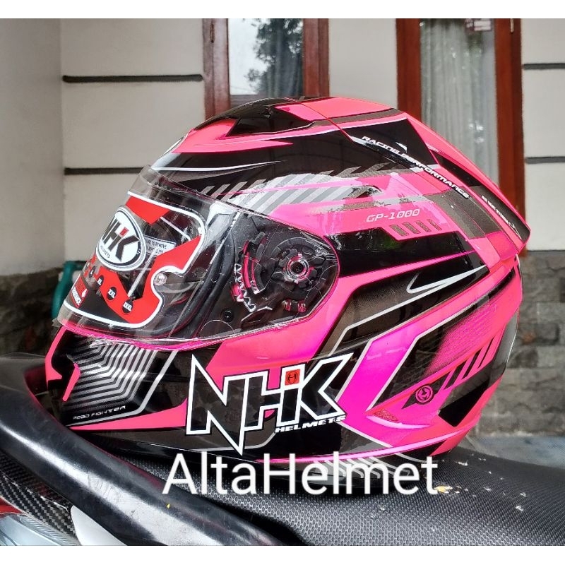 Helm nhk sale full face pink