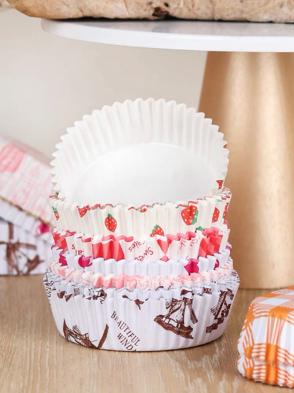 Jual [50 PCS] Paper Cup Roti BULAT / Cetakan Roti Paper Cup Laminasi ...
