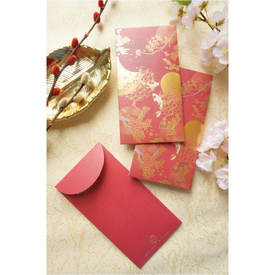 Jual Angpau Design Ikan Koi Full Foil Emas | Shopee Indonesia