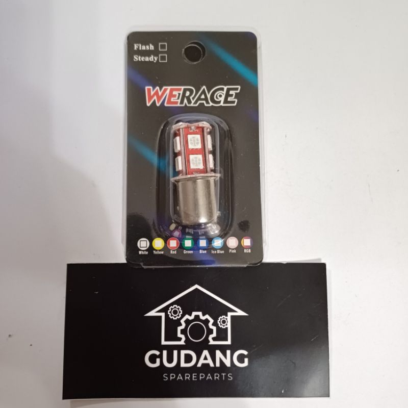 Jual Dop Stop KEDIP LED RED BLUE White 30 mata WERACE | Shopee Indonesia