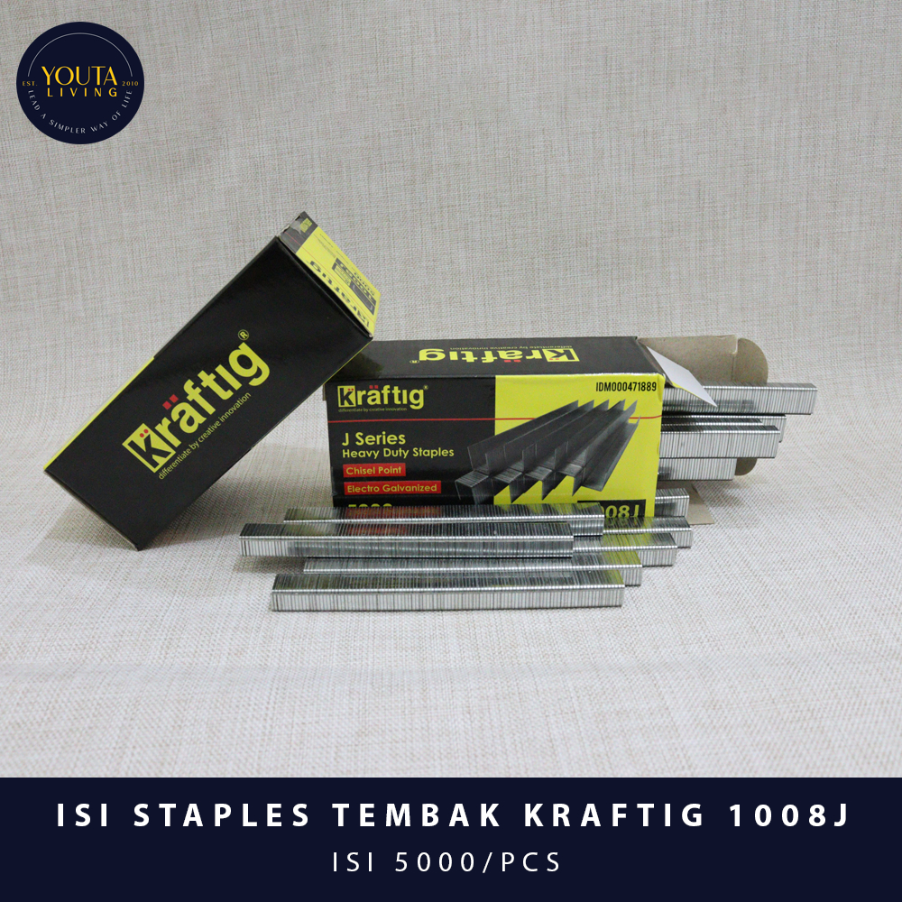 Jual ISI STAPLES TEMBAK KRAFTIG 1008J | Shopee Indonesia
