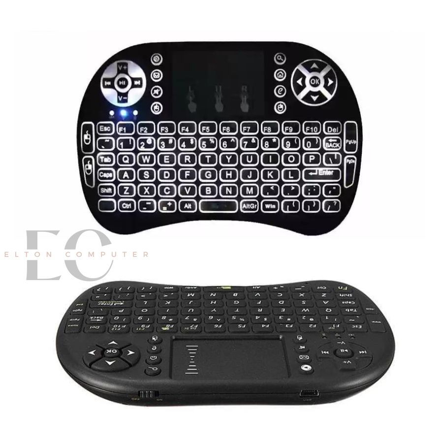 Jual Mini Keyboard i8 Backlit Mouse Keypad Wireless Touchpad / i8 ...