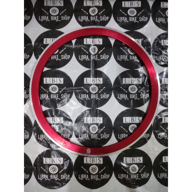Jual SATU BUAH RIMS BRAIN STYLO 40MM 32H 700 CNC MERAH ANODIZE RIM VELG ...