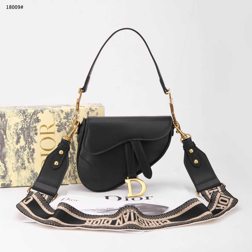 Tas Dior Saddle Small Leather 18009 QAZ 96 batam impor original fashion branded reseller sale