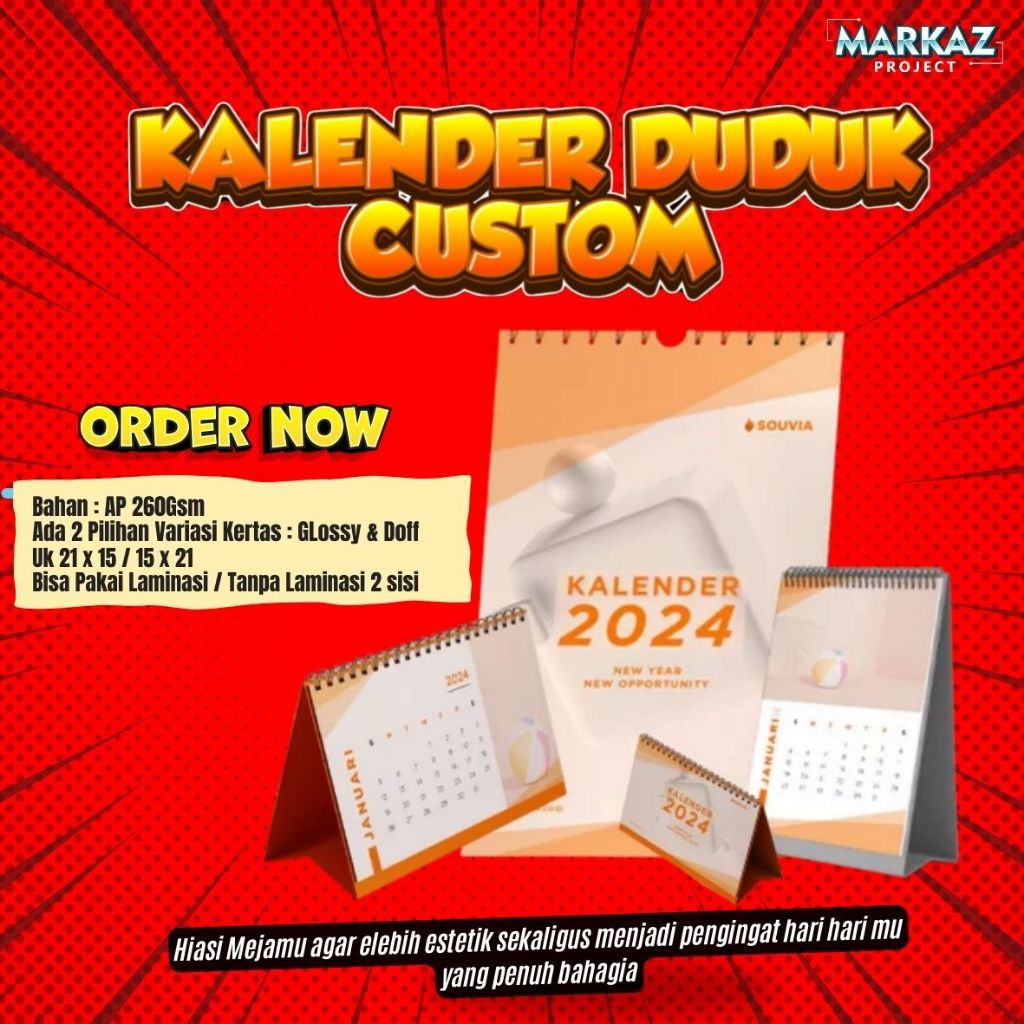 Jual Kalender Duduk Kalender Meja Custom Harga Reseller Bisa Chat Admin Ya Shopee Indonesia 8817