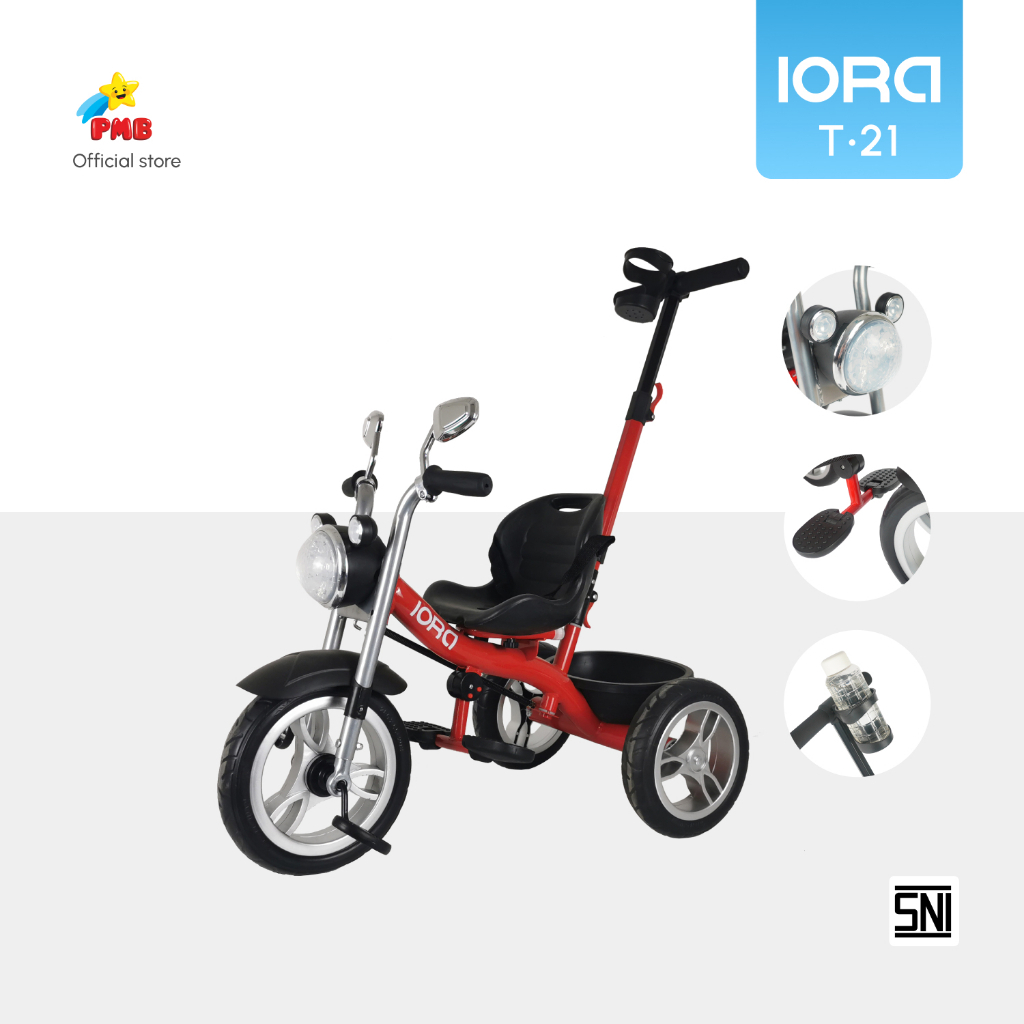 Jual Sepeda Roda 3 Tiga Musik Tricycle Anak IORA Tricycle T21 - PMB ...
