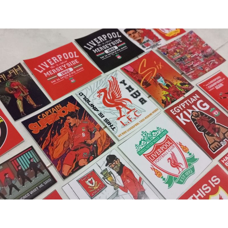 Jual Sticker Pack Liverpool 2024 Edisi Terbaru YNWA | Shopee Indonesia