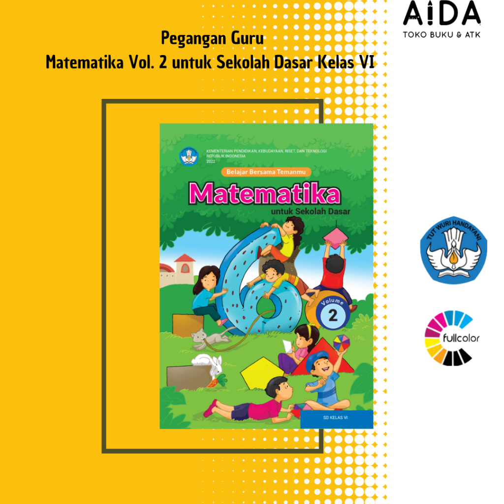 Jual Buku Pendidikan Kurikulum Merdeka SD Matematika Kelas 6 Volume 2 ...