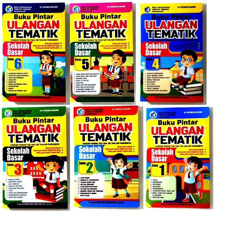 Jual Buku Ulangan Tematik Sd kelas 1,2,3,4,5,&6 sesuai kurikulum 2013 ...