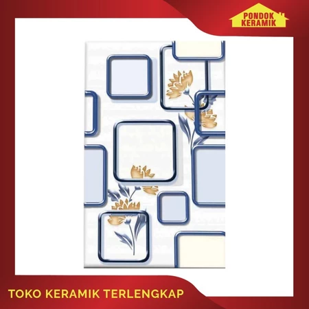 Keramik Dinding Avignon 25X40 Firenze Blue
