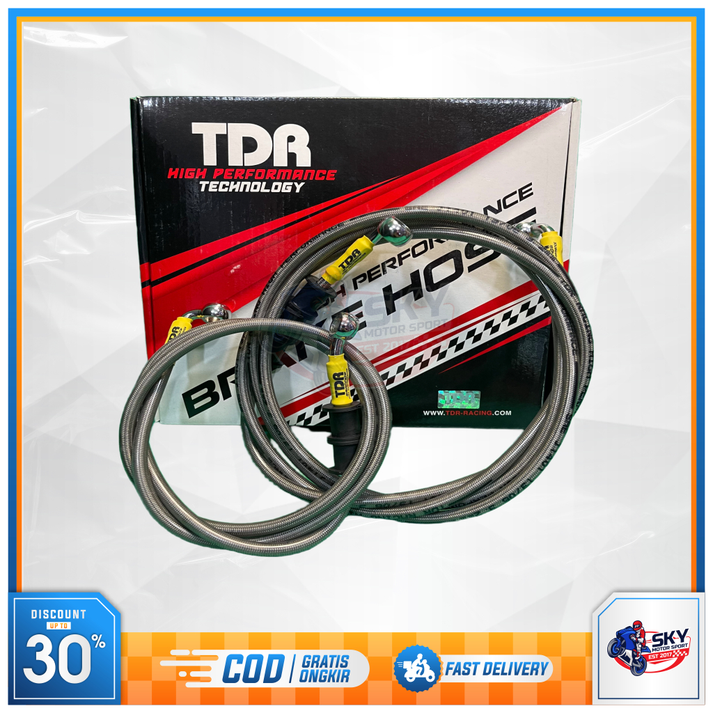 Jual Selang Rem Brake Hose TDR Silver Depan Belakang Nmax ABS CBS ...