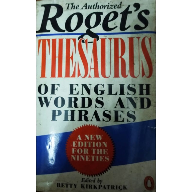 Jual Roget's Thesaurus of English Words and Phrases (Buku Impor