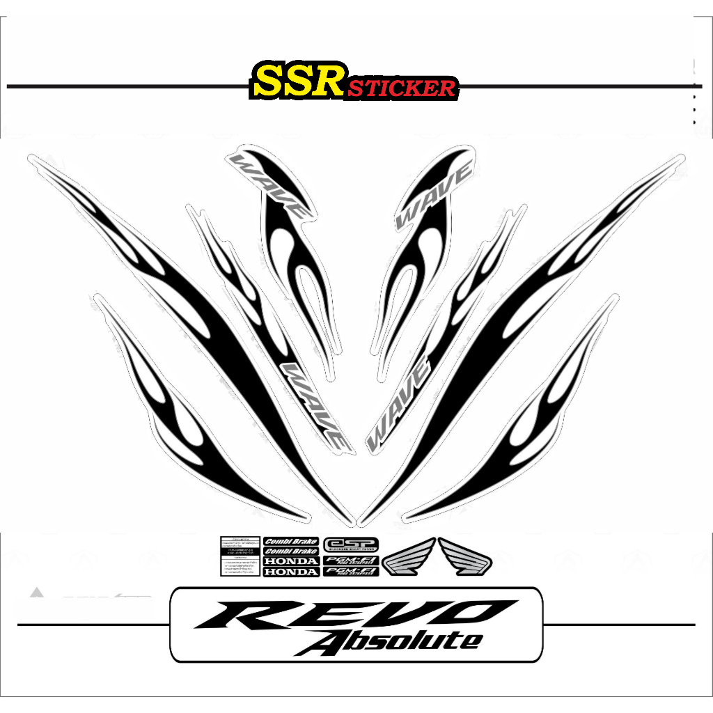 Jual STRIPING ABSOLUTE REVO / 6F / STIKER REVO / REVO ABSOLUT ...