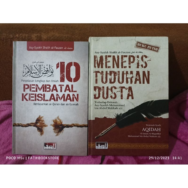 Jual Buku 10 Pembatal Keislaman Dan Menepis Tuduhan Dusta 1set Shopee