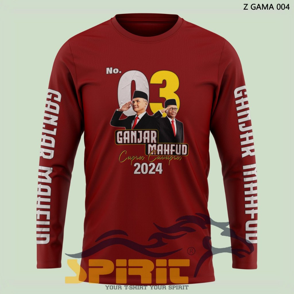 Jual Kaos Ganjar Mahfud Baju Kaos Pasangan Ganjar Pranowo Mahfud Md