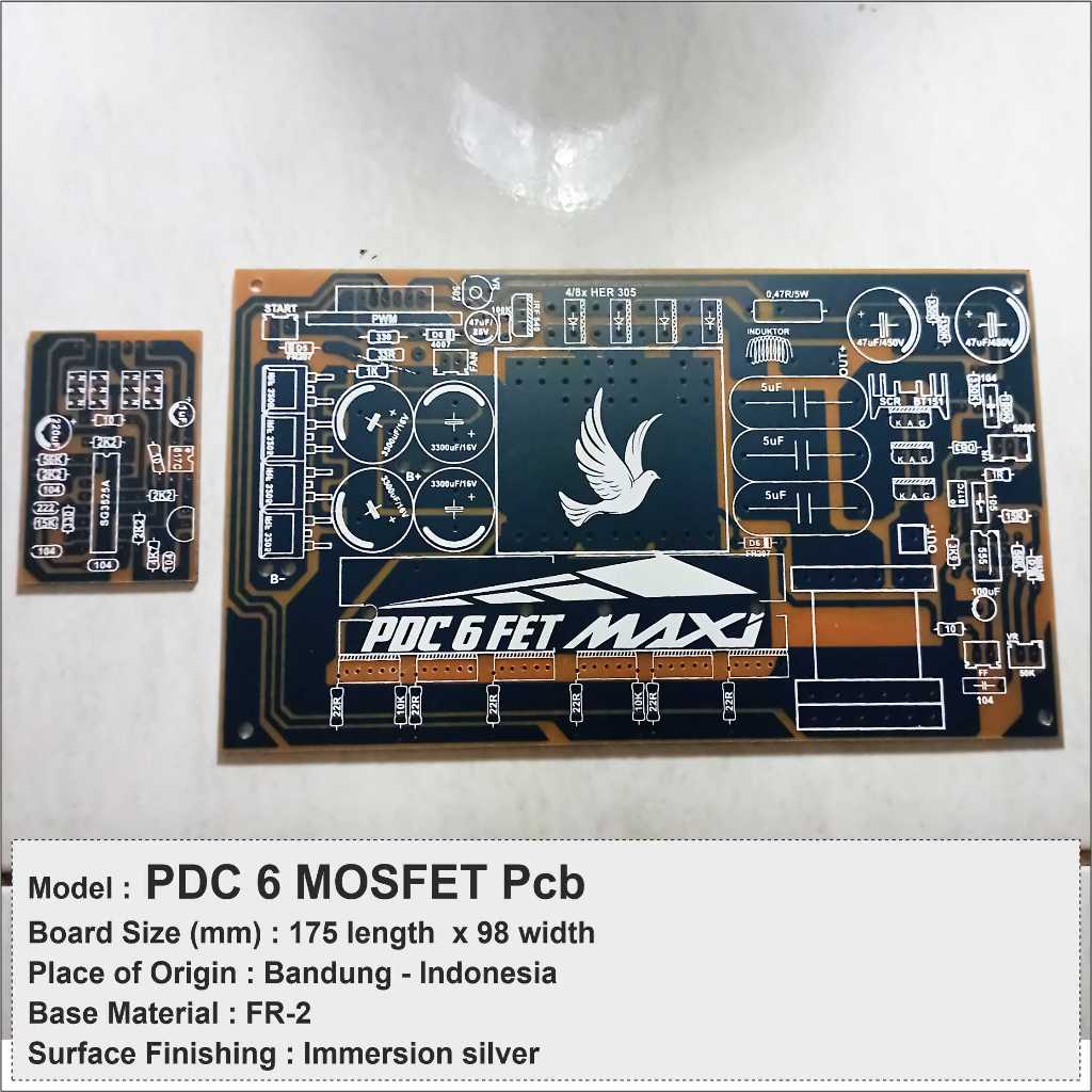 Jual Pcb inv-pdc 6 Mosfet Maxi gd t | Shopee Indonesia