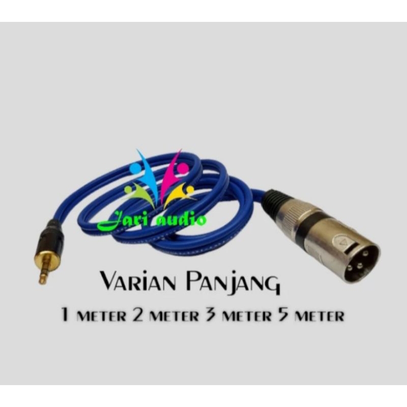 Mini XLR 3Pin Jack Da 3,5 Mm A Mini XLR 3,5 Mm Femmina Per