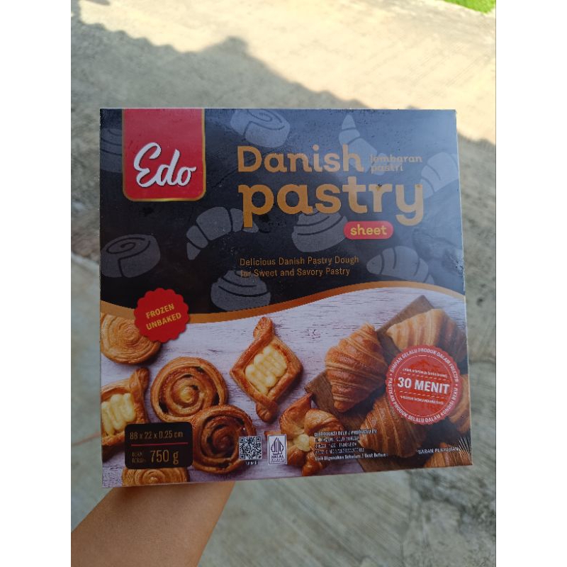 Jual EDO DANISH PASTRY SHEETS 750gr / EDO DANISH / DANISH PASTRY