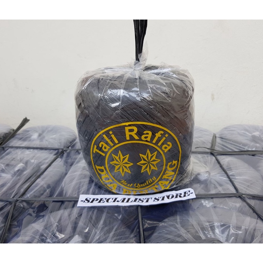 Jual 77 TALI RAFIA HITAM 1 KG | Shopee Indonesia