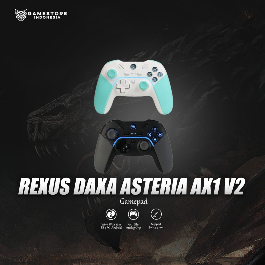 Jual Rexus Gamepad Daxa Asteria AX1 V2 | Shopee Indonesia