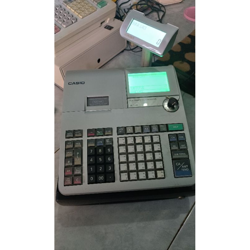 Jual MESIN KASIR / CASH REGISTER CASIO SE S400 MULUS Shopee Indonesia
