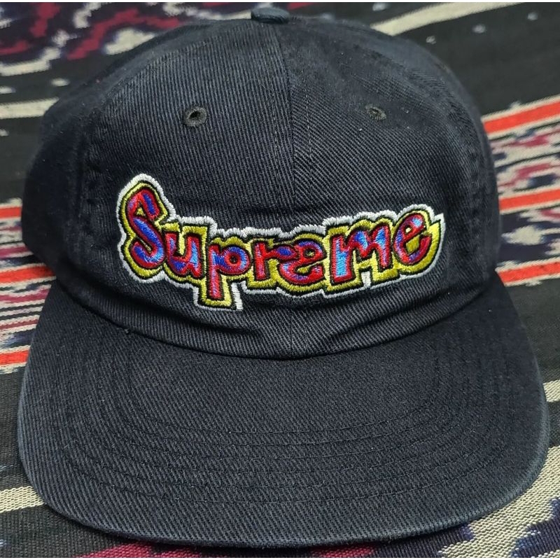 Jual Topi Supreme Gonz Logo 6 Panel SS 18 Second Original Shopee Indonesia