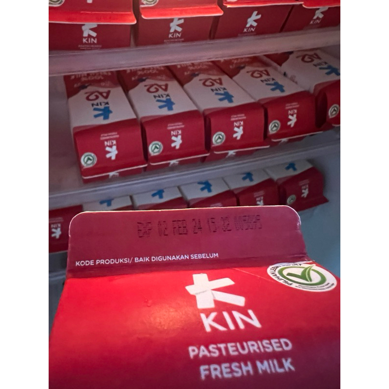 Jual Susu Fresh Milk Full Cream KIN original 1000 ml | Shopee Indonesia