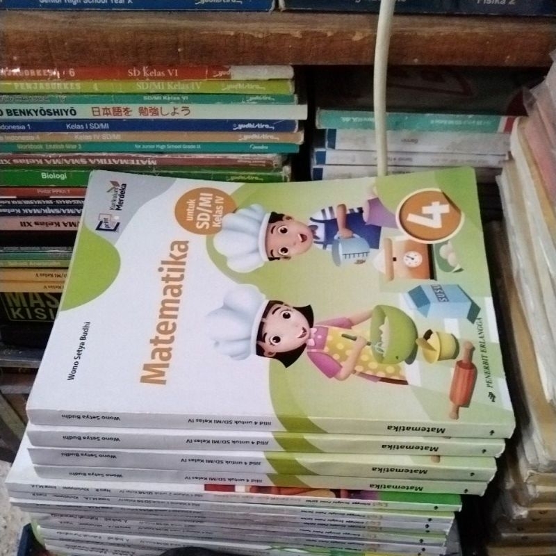 Jual BUKU MATEMATIKA KELAS 4 SD KURIKULUM MERDEKA | Shopee Indonesia