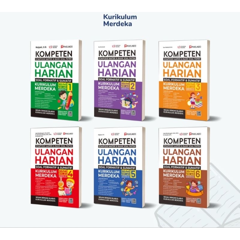 Jual BUKU ANAK SD / Buku Ulangan Harian Kurikulum Merdeka Kelas 1, 2, 3 ...