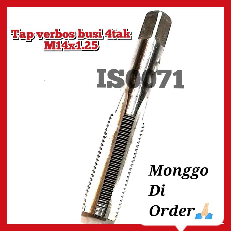 Jual hand tap m14x1.25 tap verbos busi motor bebek n metik | Shopee ...