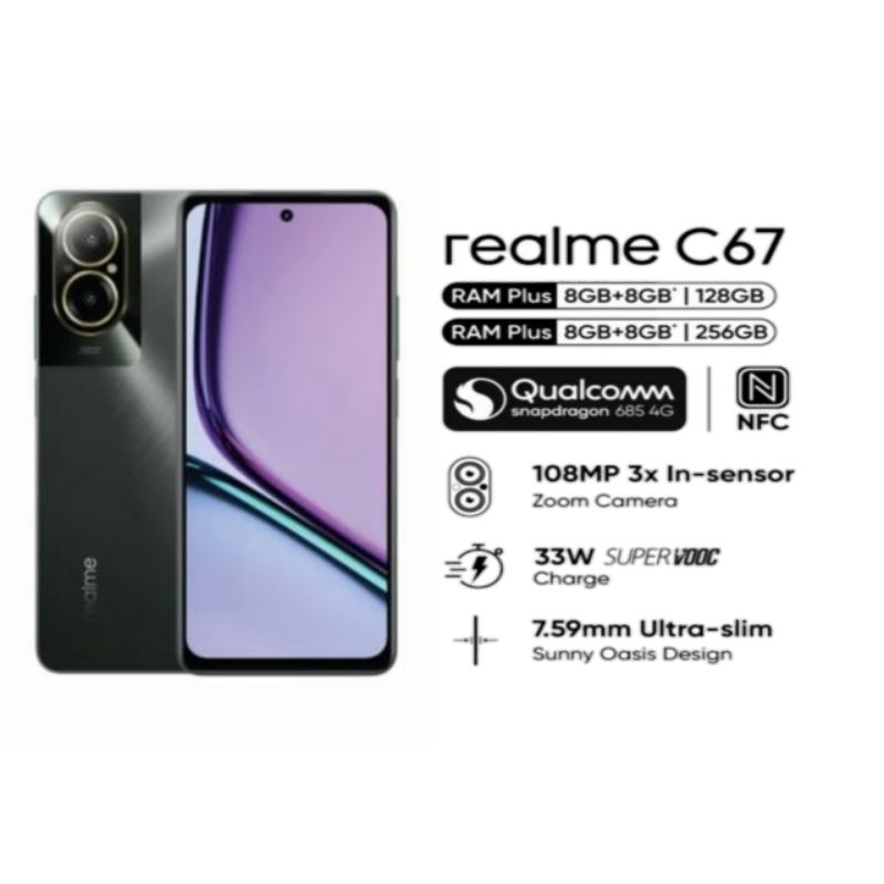 Jual REALME C67 RAM 8/128 NFC | REALME C 67 RAM 8/256 NFC